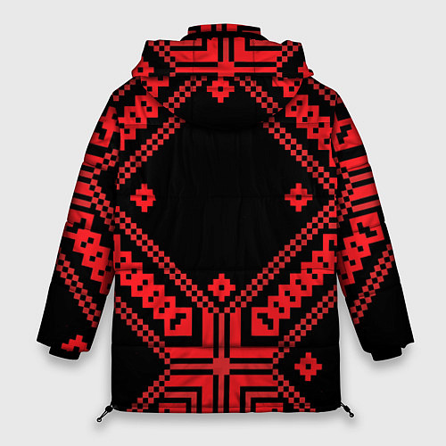 Женская зимняя куртка Национальный черный / 3D-Черный – фото 2