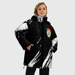 Куртка зимняя женская Ссср спортивный стиль, цвет: 3D-черный — фото 2
