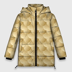 Женская зимняя куртка Золотая чешуя