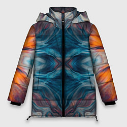 Женская зимняя куртка Абстрактные краски