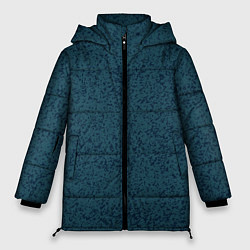 Женская зимняя куртка Серо-синяя текстура