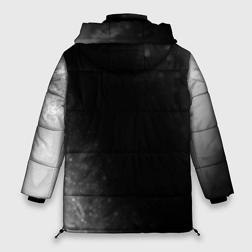 Женская зимняя куртка Apex Legends glitch на темном фоне по-вертикали / 3D-Черный – фото 2
