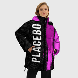 Куртка зимняя женская Placebo rock legends по-вертикали, цвет: 3D-черный — фото 2