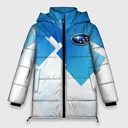 Куртка зимняя женская Subaru art, цвет: 3D-светло-серый