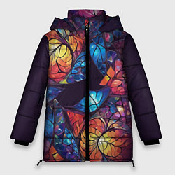 Женская зимняя куртка Декоративный абстрактный узор