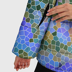 Куртка зимняя женская Разноцветный витраж, цвет: 3D-светло-серый — фото 2
