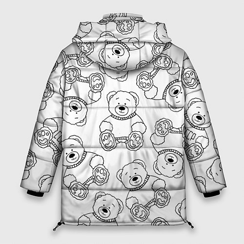 Женская зимняя куртка Мишки из СССР / 3D-Светло-серый – фото 2
