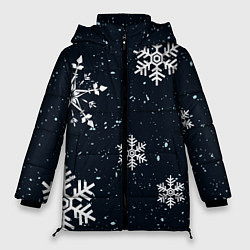Куртка зимняя женская Снежная радость, цвет: 3D-черный