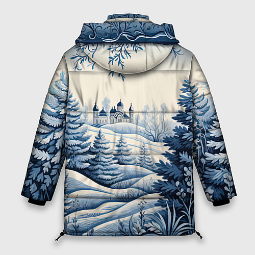 Женская зимняя куртка Зимняя сказка 2024 / 3D-Черный – фото 2