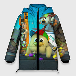 Куртка зимняя женская Маленький Мальчик Чикен Ган, цвет: 3D-светло-серый