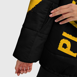 Куртка зимняя женская Placebo - gold gradient вертикально, цвет: 3D-черный — фото 2