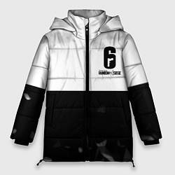 Куртка зимняя женская Rainbow Six black game colletcion, цвет: 3D-черный