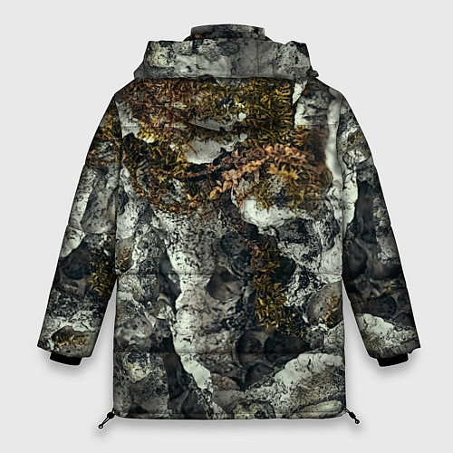 Женская зимняя куртка Маскировка невидимка четыре камуфляж милитари / 3D-Черный – фото 2