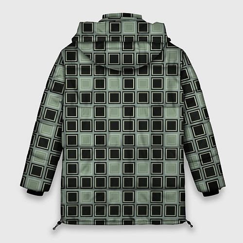 Женская зимняя куртка Brick game - узор / 3D-Черный – фото 2