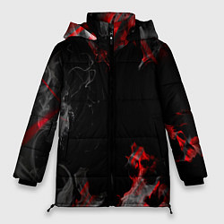 Женская зимняя куртка Дым и текстуры
