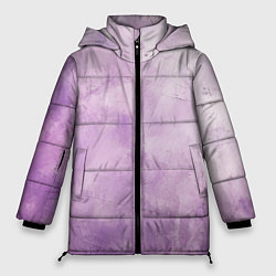 Куртка зимняя женская Лавандовый гранж, цвет: 3D-черный
