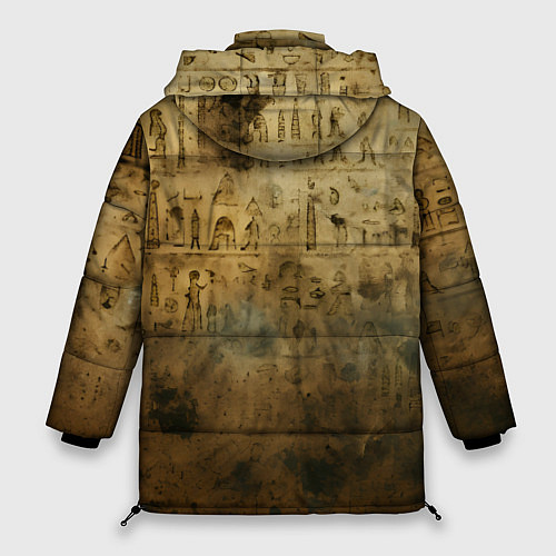 Женская зимняя куртка Древний папирус / 3D-Светло-серый – фото 2