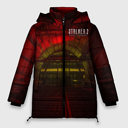 Куртка зимняя женская STALKER 2 подземная лаборатория, цвет: 3D-красный