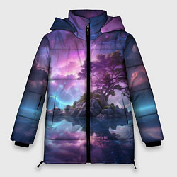 Куртка зимняя женская Волшебный остров, цвет: 3D-светло-серый