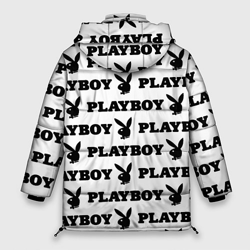 Женская зимняя куртка Playboy rabbit / 3D-Красный – фото 2