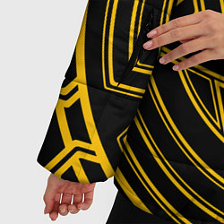 Куртка зимняя женская Invincible Shield icon - Judas Priest, цвет: 3D-черный — фото 2