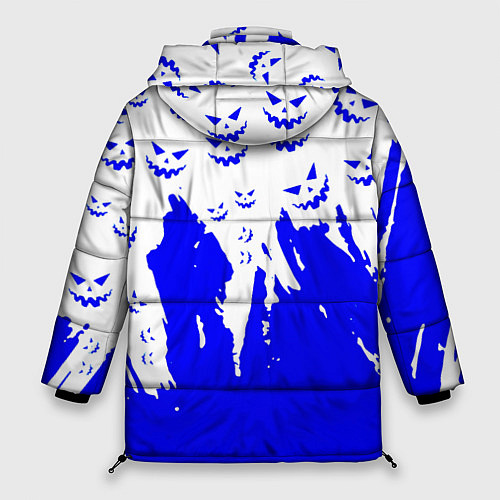 Женская зимняя куртка Marshmello dj blue pattern music band / 3D-Светло-серый – фото 2