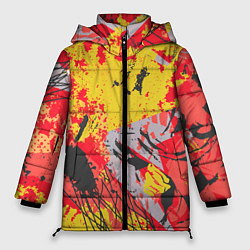 Женская зимняя куртка Abstractionism pattern