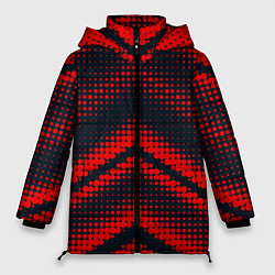 Куртка зимняя женская Geometric angles, цвет: 3D-светло-серый