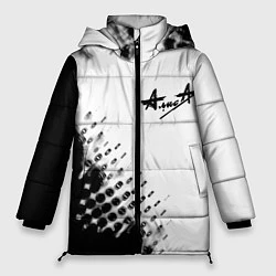 Куртка зимняя женская Алиса краски текстура, цвет: 3D-черный