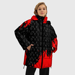 Куртка зимняя женская Дестини паттерн шутер краски, цвет: 3D-красный — фото 2