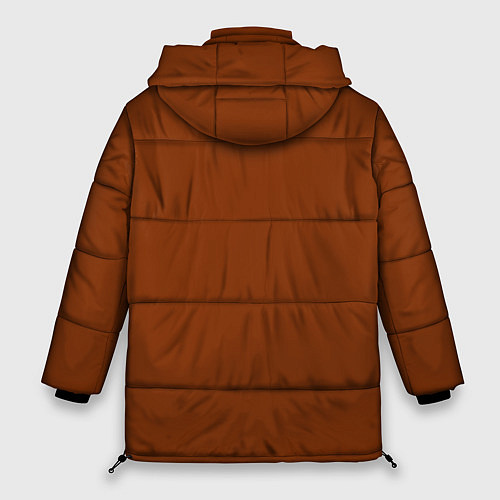 Женская зимняя куртка Just brown однотонный / 3D-Черный – фото 2