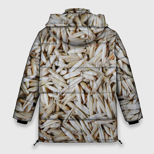 Женская зимняя куртка Зёрна овса / 3D-Черный – фото 2