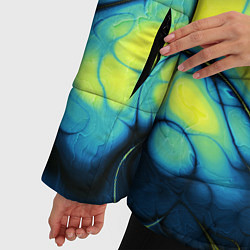 Куртка зимняя женская Абстрактный узор, цвет: 3D-светло-серый — фото 2