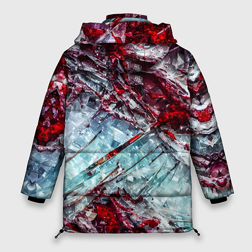 Женская зимняя куртка Лёд и кровь / 3D-Черный – фото 2