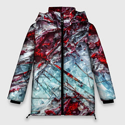 Куртка зимняя женская Лёд и кровь, цвет: 3D-красный