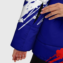 Куртка зимняя женская Триколор Россия, цвет: 3D-черный — фото 2