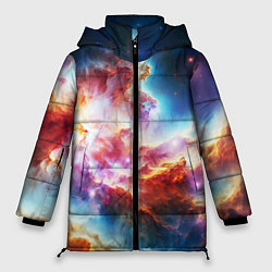 Женская зимняя куртка The cosmic nebula