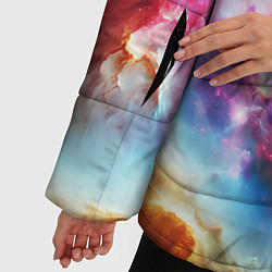 Куртка зимняя женская The cosmic nebula, цвет: 3D-красный — фото 2