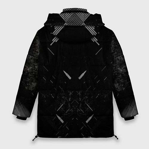 Женская зимняя куртка Летящие пули / 3D-Черный – фото 2