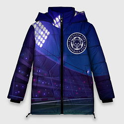 Куртка зимняя женская Leicester City ночное поле, цвет: 3D-черный