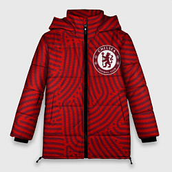 Куртка зимняя женская Chelsea отпечатки, цвет: 3D-красный