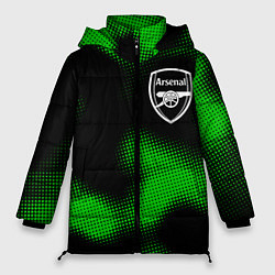 Куртка зимняя женская Arsenal sport halftone, цвет: 3D-черный