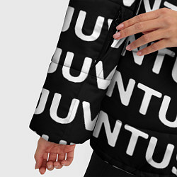 Куртка зимняя женская Juventus pattern fc club steel, цвет: 3D-светло-серый — фото 2