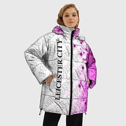 Куртка зимняя женская Leicester City pro football по-вертикали, цвет: 3D-черный — фото 2