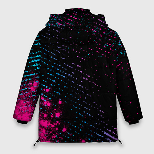 Женская зимняя куртка Everton - neon gradient вертикально / 3D-Черный – фото 2