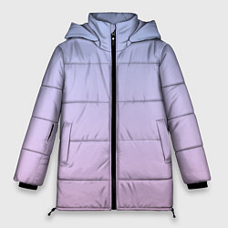 Куртка зимняя женская Градиент лавандовый, цвет: 3D-черный