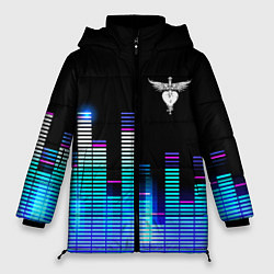 Куртка зимняя женская Bon Jovi эквалайзер, цвет: 3D-черный