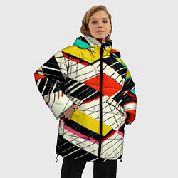 Куртка зимняя женская Пианинка, цвет: 3D-светло-серый — фото 2