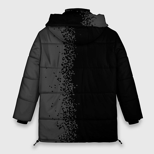 Женская зимняя куртка Lazio sport на темном фоне по-вертикали / 3D-Черный – фото 2