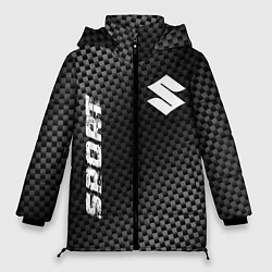 Куртка зимняя женская Suzuki sport carbon, цвет: 3D-черный